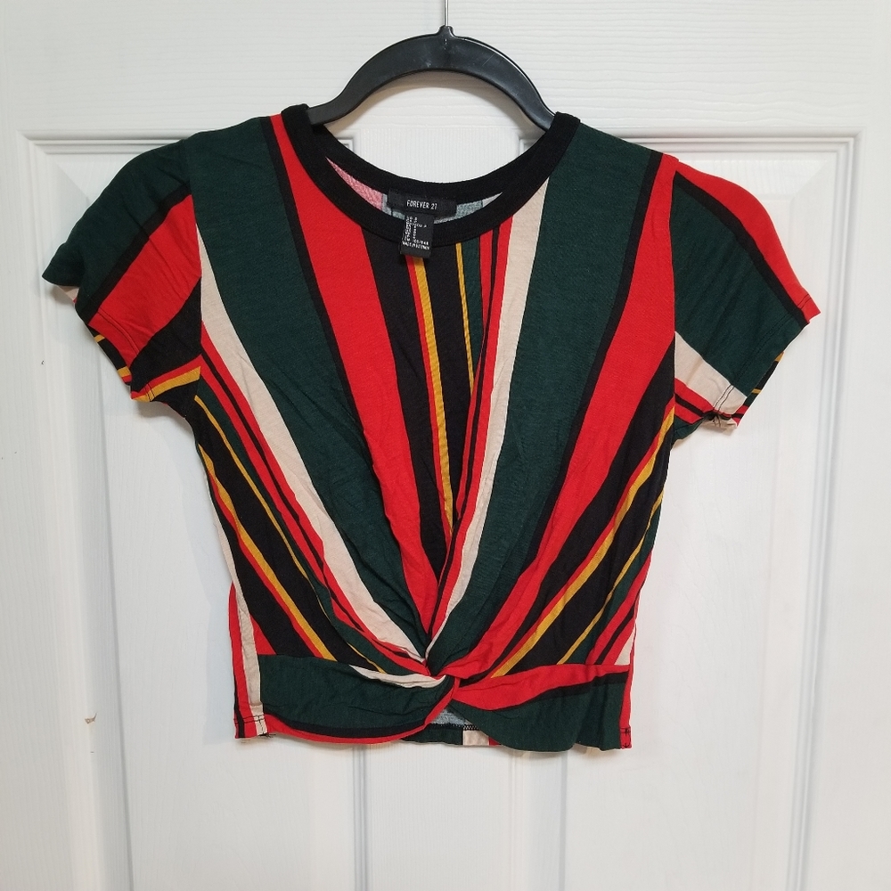 Forever 21 Striped Crop Top (S)